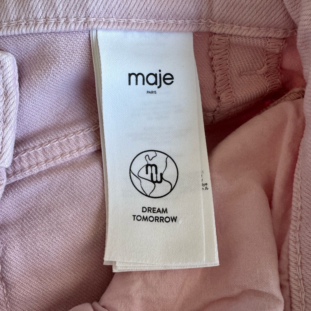 Maje pink wide leg jeans - Picture 9 of 13